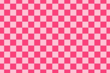 Pembe ve kırmızı renkli satranç tahtası gingham desenli arka plan duvar kağıdı