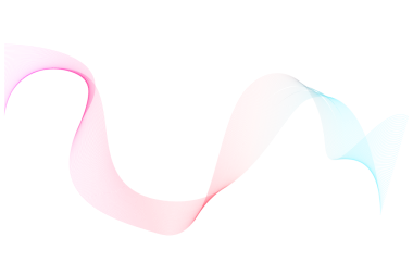 Soyut dalgalı çizgiler sıvı kırmızı ve mavi şerit şeffaf element