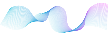 soyut dalgalı çizgi şeridi gradyan mavi ve mor şeffaf element