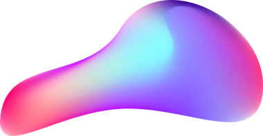 Kademeli canlı pastel mavi ve pembe soyut sıvı şekil şeffaf element