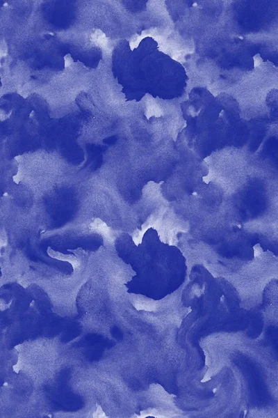 Abstrato Azul Fundo Com Branco Fofo Curva Nuvens — Fotografia de Stock