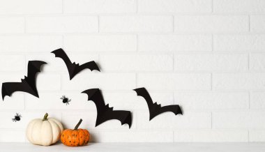 Havalı Cadılar Bayramı kutlamaları için arka plan