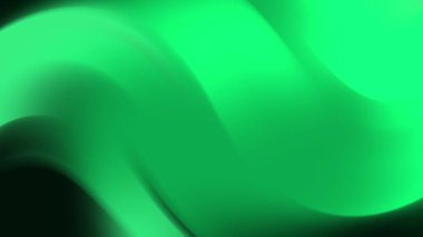 Dalgalarla koyu yeşil arkaplanı kaldır