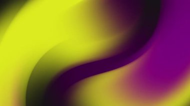 Altın parçacığı etkisiyle soyut arka planda dönen mor, sarı ve siyah mermer dokular. Soyut renkli hareket arkaplanı.