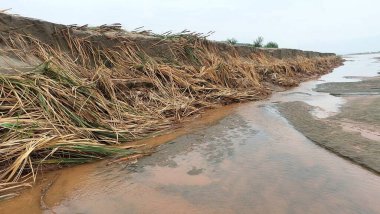 Pencap Pakistan 'da Çamurlu Nehir Erotik Kayalıkları ve Sel Enkazı Altında