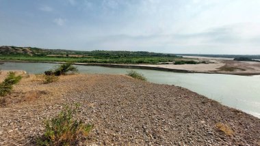 Pothohar Platosu 'ndan Sawan Nehri Manzarası