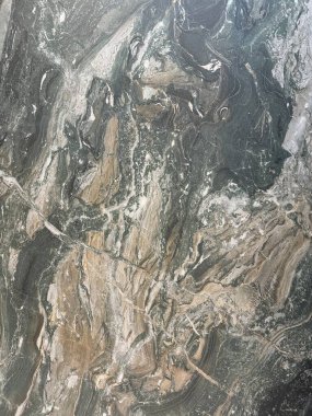 Egzotik çamur mermer, dikişsiz arka plan dokusu. Siyah ve beyaz damarları olan sıradan egzotik toprak çamur mermeri..