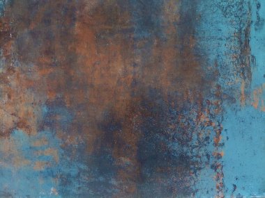 Paslanma efekti yapmak için asitle oksitlenmiş metal yüzeyler ya da mavi metal yüzeyli rustik kaplamalar. Bu etki endüstriyel mimaride ya da endüstriyel iç tasarımda çok iyi bilinir ve yaygın olarak kullanılır..