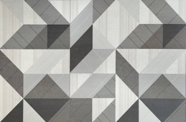 Soyut geometrik köşegen, tek renkli altıgen karolar, siyah ve beyaz renkler