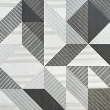 Soyut geometrik köşegen, tek renkli altıgen karolar, siyah ve beyaz renkler