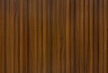 Koyu meşe ağacı ya da koyu ceviz ağacı flütlü panel ya da flütlü şeritler, kırsal ahşap, pürüzsüz doku..