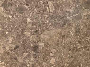 Close up photo of natural brown terrazzo granite slab mainly used for wall finishes or floor finishes. Luxurious feel. seamless texture. clipart