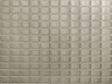 Beyaz kumaşı 3 boyutlu dama tahtası deseniyle kapatın. Kusursuz arkaplan dokusu.