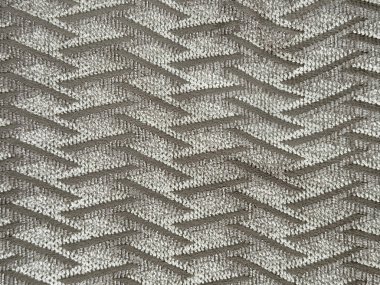 Kahverengi gri kumaşı örgü deseninde kapatın. Kahverengi kumaş, simge dokuması, kusursuz arkaplan dokusu..