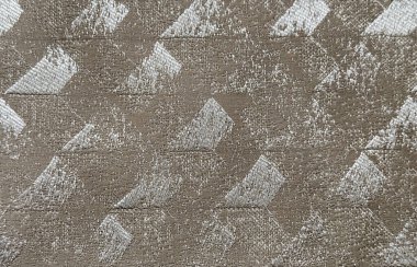 Rastgele toprak, grunge ve elmas desenli parlak leke kumaşını kapat. Gümüş ve kahverengi renkte bitirin. Döşeme, halı, keten ve yastık örtüsü için uygun. Kusursuz arkaplan dokusu.