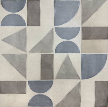 Sömürge mirası modernizm Bauhaus grafik kalıplarında fayanslar desenlendirdi. Bauhaus, Almanya 'da bulunan bir modern tasarım tarzıdır. Rengarenk renklerde el yapımı koloni fayanslar. Kusursuz doku.