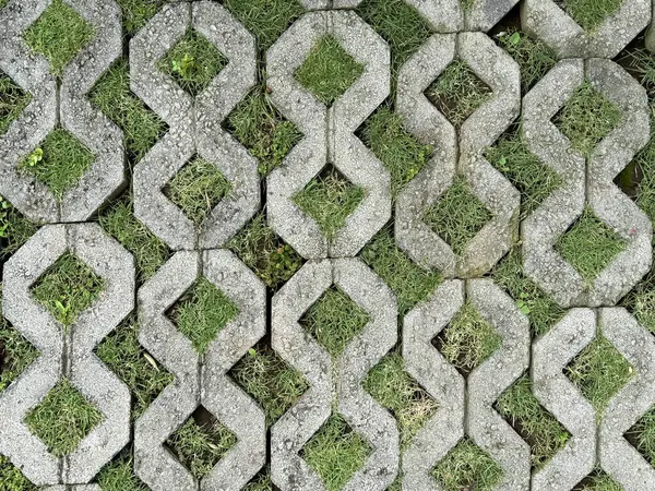 Elmas desenli gri kaldırım taşlarını kapatın. Bu elmas şekilli asfalt çoğunlukla otoparkta, otoparkta ya da bahçe döşemesinde kullanılır. Kusursuz arkaplan dokusu.