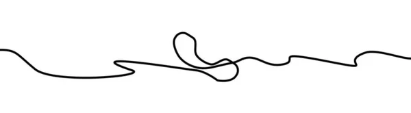 Desenul Formei Mâinilor Prin Linie Continuă Ilustrație Vectorială Design Subțire — Vector de stoc