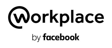 Kiev, Ukrayna - 11 Mart 2021: Siyah Facebook İş yeri logosu, vektör illüstrasyonu. Facebook popüler bir sosyal ağ hizmetidir