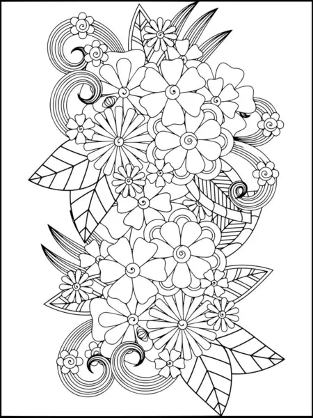 Boyama sayfaları zentangle. renkli zentangle sanatı