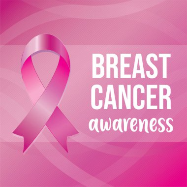 Meme Kanseri Bilinçlendirme vektör arka plan