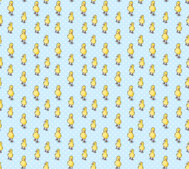 Kusursuz Bebek Ördek Arkaplan Deseni EPS Vektörü