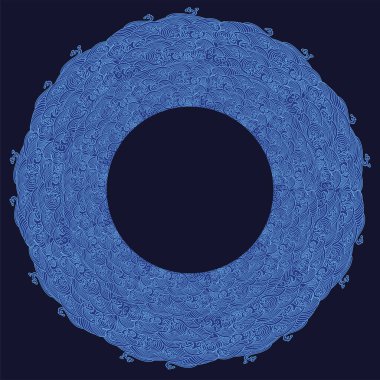 Dairesel Japon dalgası pürüzsüz arkaplan vektörü