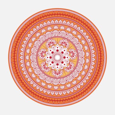 Mandala Art Pattern Eps Vector clipart