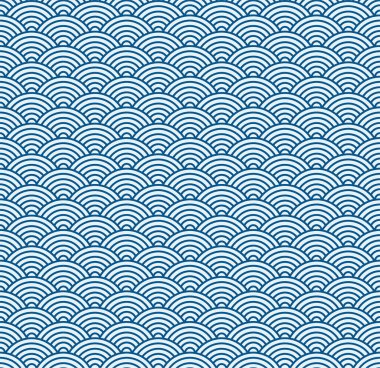 Japon dalgası pürüzsüz arka plan vektörü