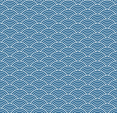 Japon dalgası pürüzsüz arka plan vektörü