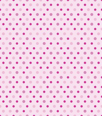 Kusursuz Pembe Nokta Deseni Arkaplan EPS Vektörü