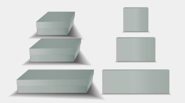 izole edilmiş Gri Kutu Yapılandırma EPS Vektörü EPS Vektörü