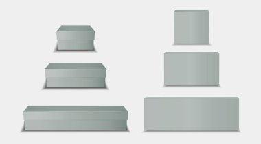 izole edilmiş Gri Kutu Yapılandırma EPS Vektörü EPS Vektörü
