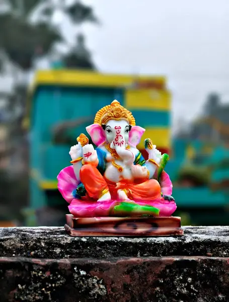 Hindu tanrı heykeli, tanrının idolü, ganesha, ganesha festivali