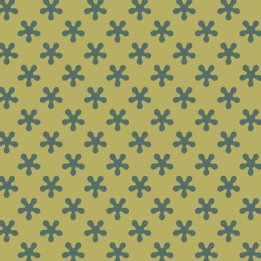 Yeşil renkli şirin bir model. Tekrarlanan desen çizimi. Duvar kağıdı tasarımı