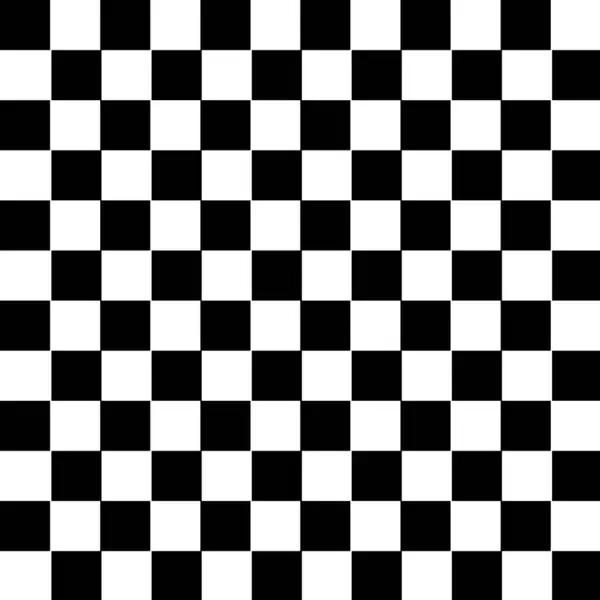 Satranç tahtası deseni. Tek renkli desen. Siyah ve beyaz kareler tekrarlanan desenler. Simetrik desen
