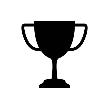 Ödül simgesi beyaz arkaplanda izole edildi. Ödül illüstrasyonu. Siyah ödül resimtogramı