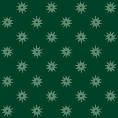 Geometrik desen. Tasarım elementleriyle yeşil desen