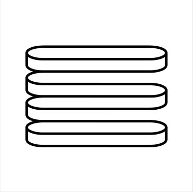 Optik ilüzyon vektör illüstrasyonu. Bulmaca. Zeka küpü. Siyah ve beyaz