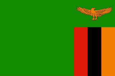 Zambiya ulusal bayrağı. İllüzyon. Zambiya bayrağı, Afrika