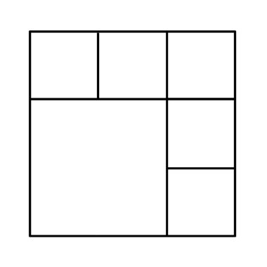 Eğitimsel Matematiksel Problem Çözme ve Uzamsal Mantık Görevleri için Geometrik Şekil. Beyazda izole edilmiş