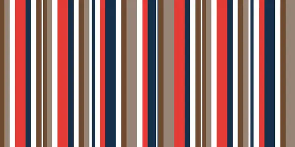 Kumaş tekstil tasarımı ve retro duvar kağıdı dekorasyonu için kırmızı mavi kahverengi tonlara sahip renksiz dikey çizgiler.