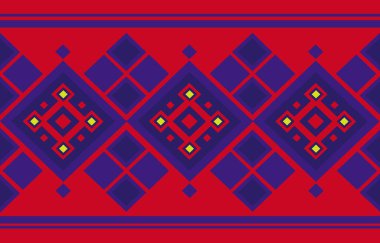 Etnik konseptte bir model. Bu etnik yapıda geometrik şekiller var. Hint tarzı gibi görünüyor. Bu etnik tasarım tekstil endüstrisi, moda endüstrisi ve ayrıca ev dekorasyonu için uygun.