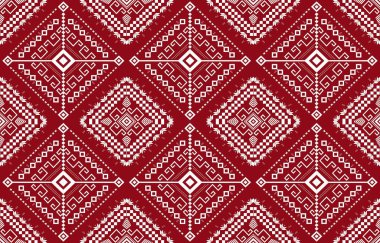 Etnik konseptte bir model. Bu etnik yapıda geometrik şekiller var. Hint tarzı gibi görünüyor. Bu etnik tasarım tekstil endüstrisi, moda endüstrisi ve ayrıca ev dekorasyonu için uygun.