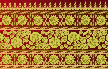 güzel grafik sari tasarımı ve bu sari tasarımı Hint stili ki bu tekstil moda endüstrisi için ve duvar kağıdı arkaplanı olarak kullanılabilir ve web sitesi bg bu stil Hindistan kökenlidir 