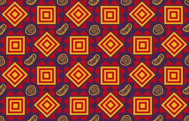 Afrika tarzında olan ve kabileye bu renkli duvar kağıdını veren güzel Afrika etnik grafiği duvar kağıdı arka planı ve tekstil endüstrisi kumaş baskısı ve ev dekorasyonu için kullanılabilir.