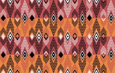 Afrika tarzında olan ve kabileye bu renkli duvar kağıdını veren güzel Afrika etnik grafiği duvar kağıdı arka planı ve tekstil endüstrisi kumaş baskısı ve ev dekorasyonu için kullanılabilir.