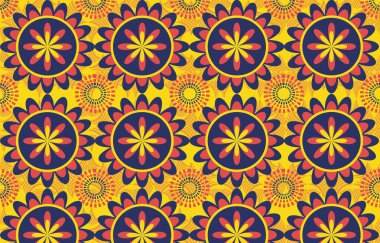 Afrika tarzında olan ve kabileye bu renkli duvar kağıdını veren güzel Afrika etnik grafiği duvar kağıdı arka planı ve tekstil endüstrisi kumaş baskısı ve ev dekorasyonu için kullanılabilir.