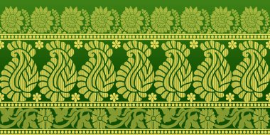 güzel grafik sari tasarımı ve bu sari tasarımı Hint stili ki bu tekstil moda endüstrisi için ve duvar kağıdı arkaplanı olarak kullanılabilir ve web sitesi bg bu stil Hindistan kökenlidir 