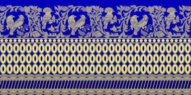 güzel grafik sari tasarımı ve bu sari tasarımı Hint stili ki bu tekstil moda endüstrisi için ve duvar kağıdı arkaplanı olarak kullanılabilir ve web sitesi bg bu stil Hindistan kökenlidir 